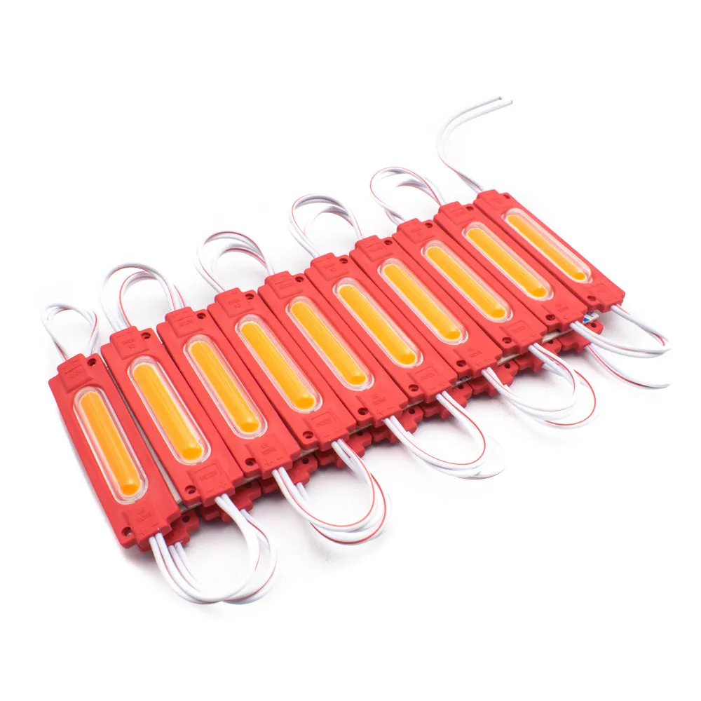 12V DC 2W Small Tube COB LED Strip - Red