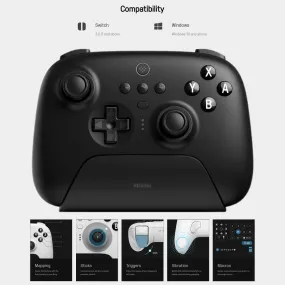 8BITDO Ultimate Bluetooth Controller (Switch/Windows) (Black Edition) (80NA02)