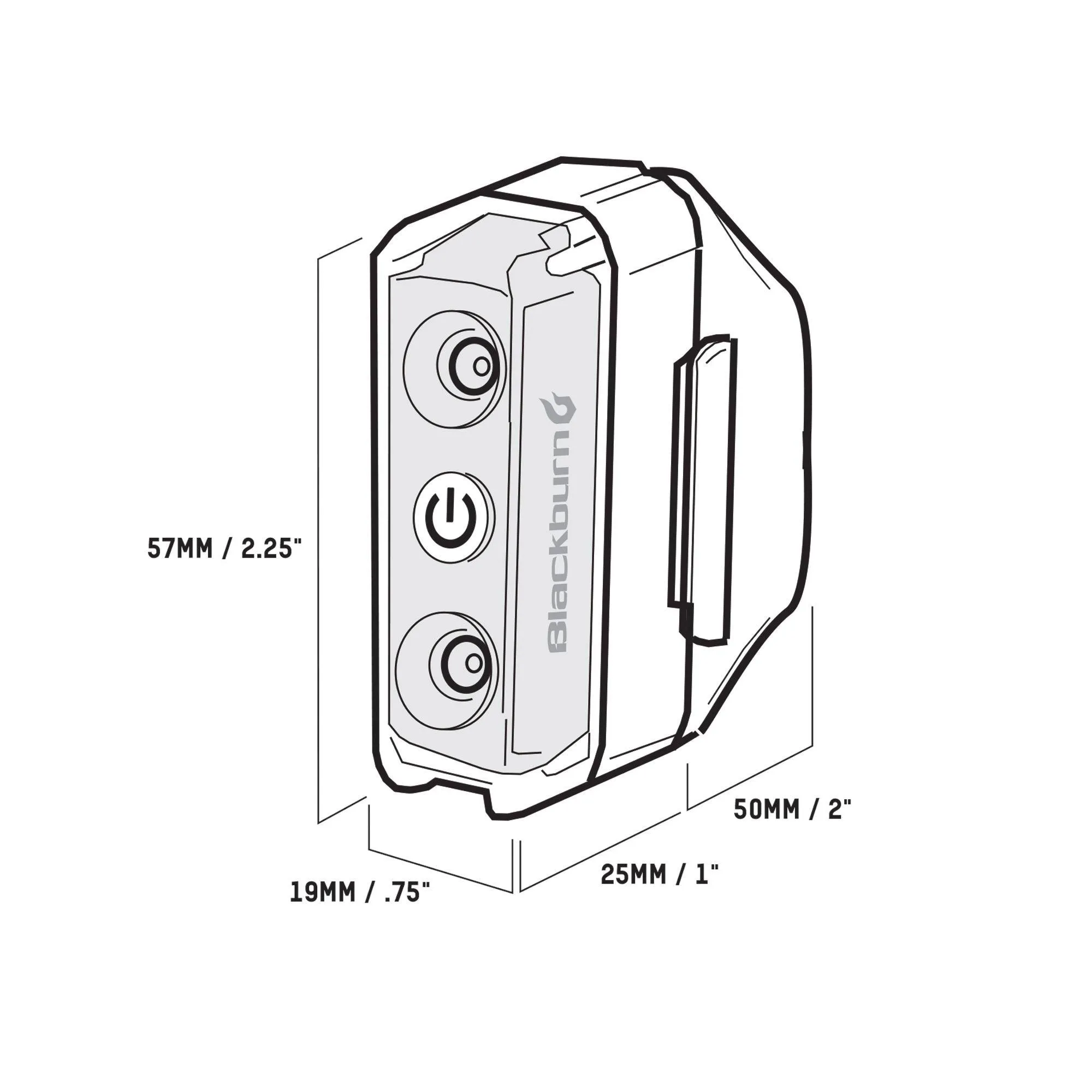 Blackburn Dayblazer 65 Rear Light (Black)