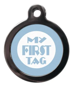 Blue My 1st Puppy Dog Tag