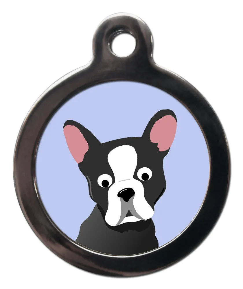 Boston Terrier Dog ID Tag