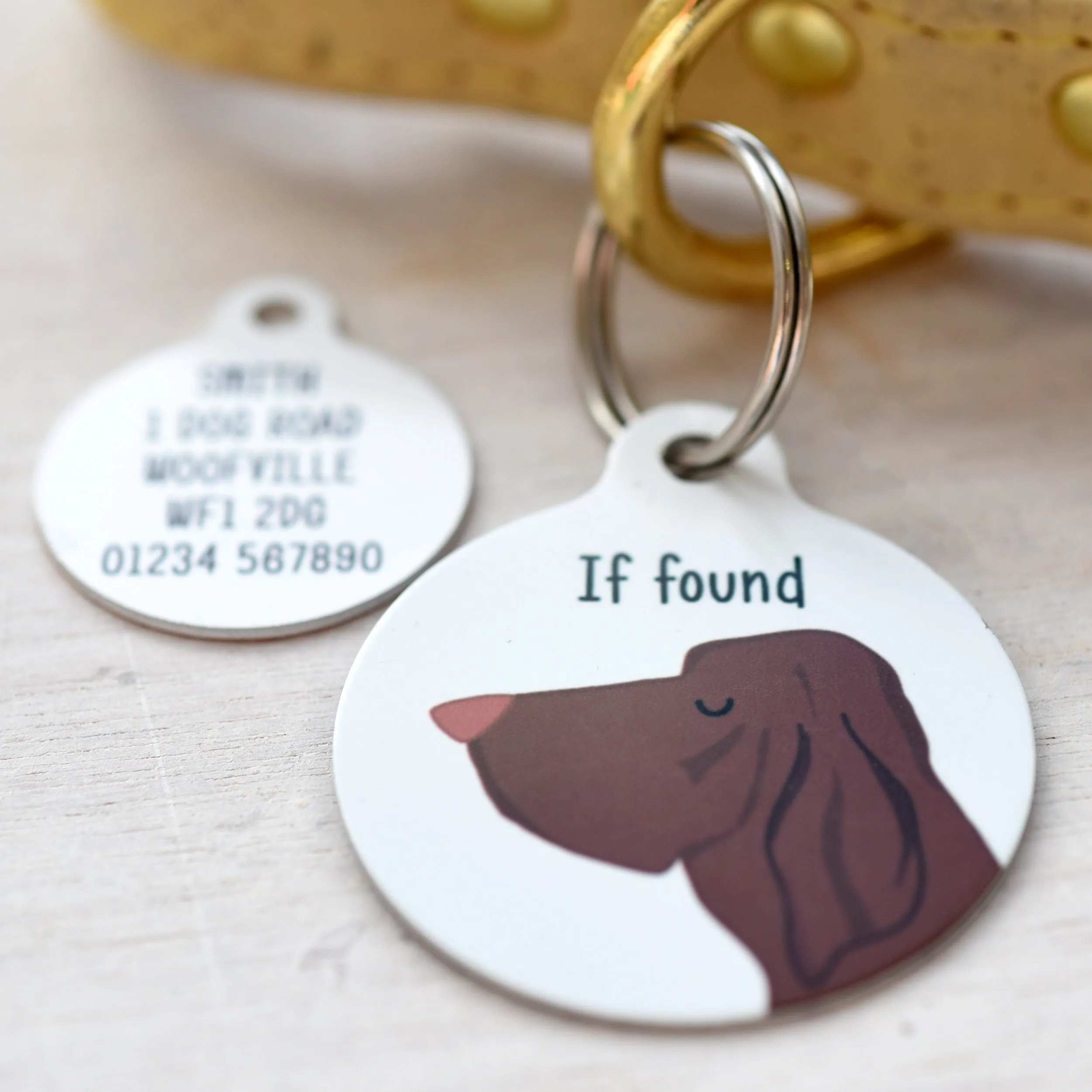 Bracco Italiano Personalised Dog Tag