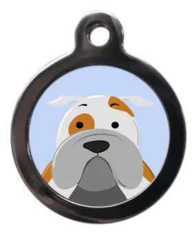 British Bulldog Dog ID Tag