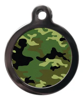 Camo Print Dog Tag