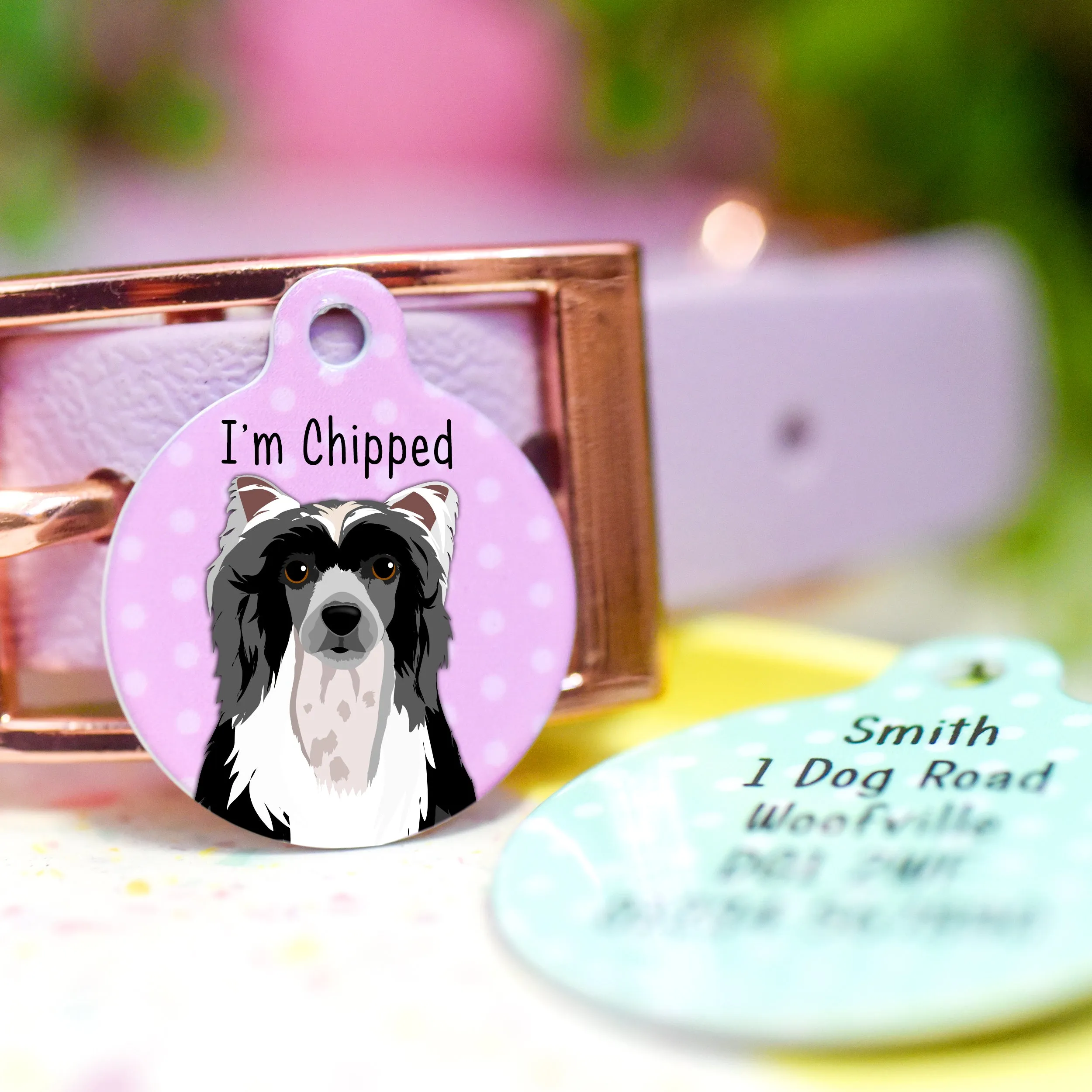 Chinese Powderpuff Dog Tag Personalised