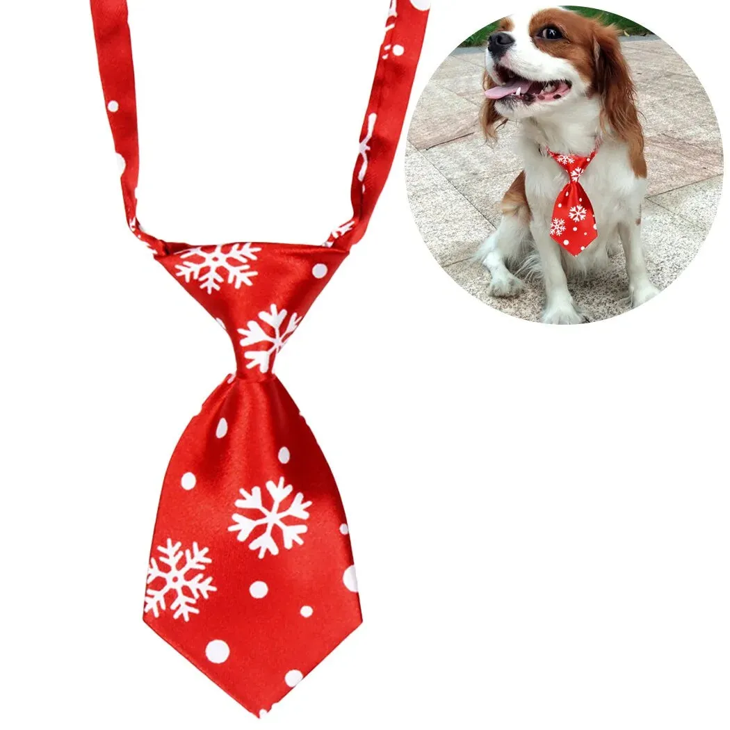 Christmas Dog Necktie