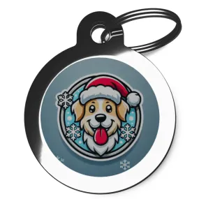 Christmas Doggie Dog Tag