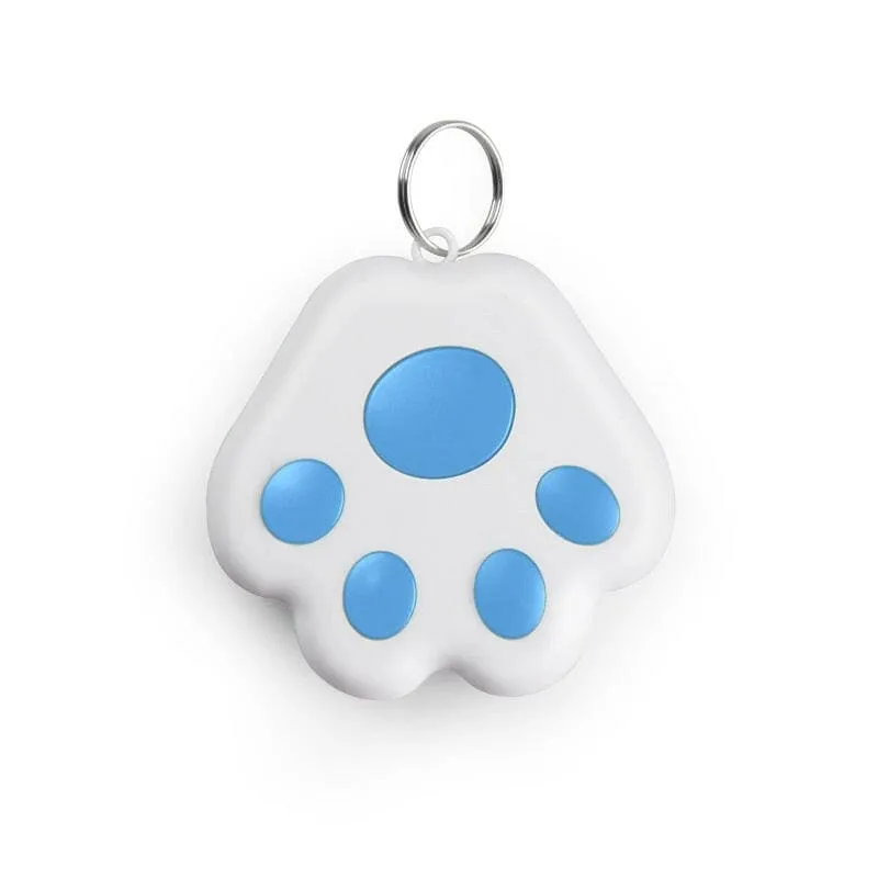 Colorful Paw Print Gps Anti Loss Tracker for Pets and Keys