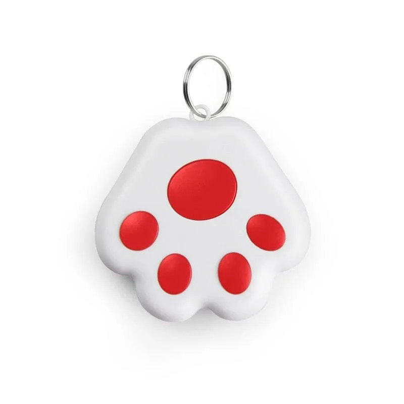 Colorful Paw Print Gps Anti Loss Tracker for Pets and Keys