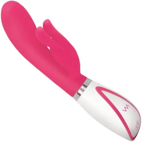 Disco Bunny Rabbit Style Silicone Rechargeable Vibrator by Evolved Novelties