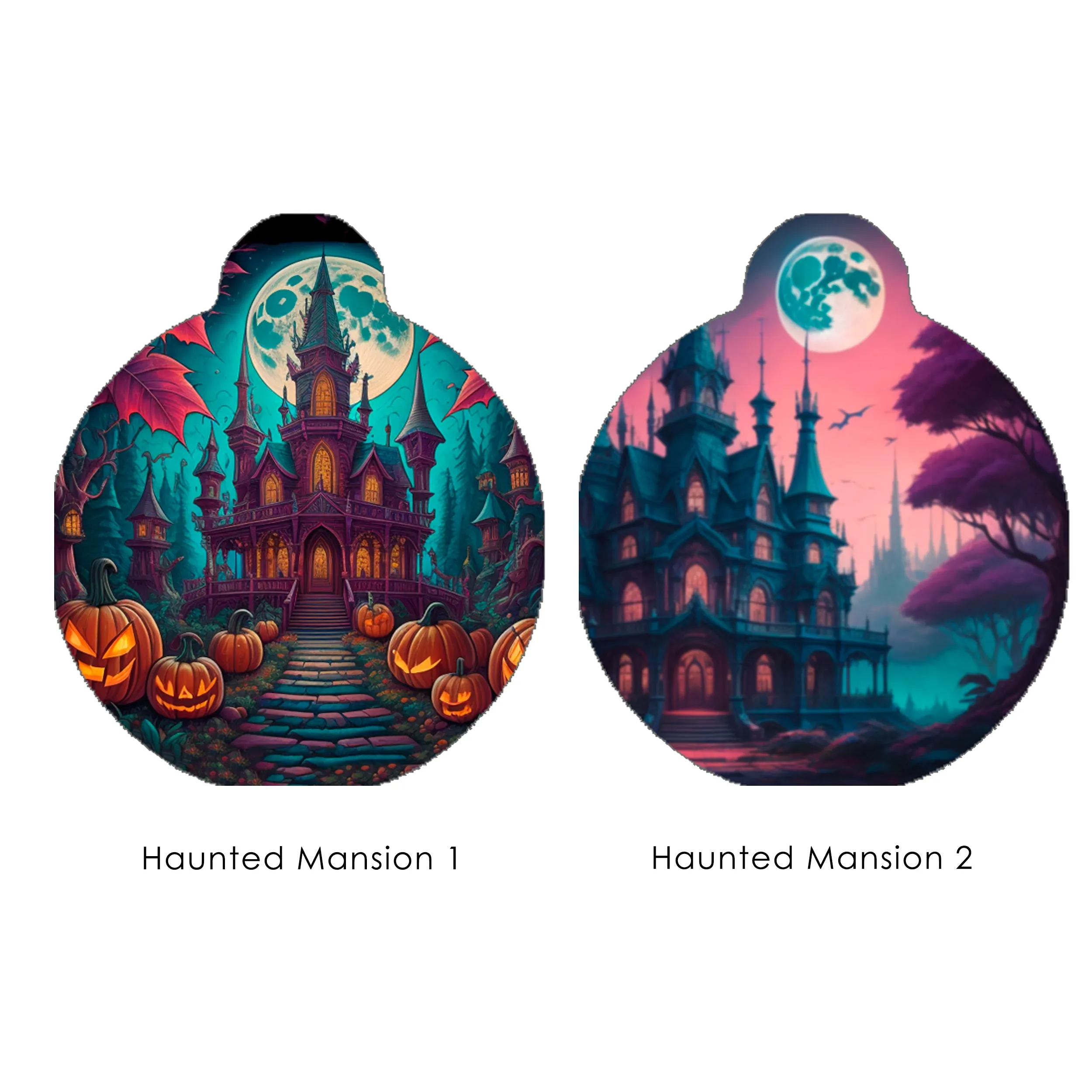 Dog ID Tag Personalised - Haunted Mansion