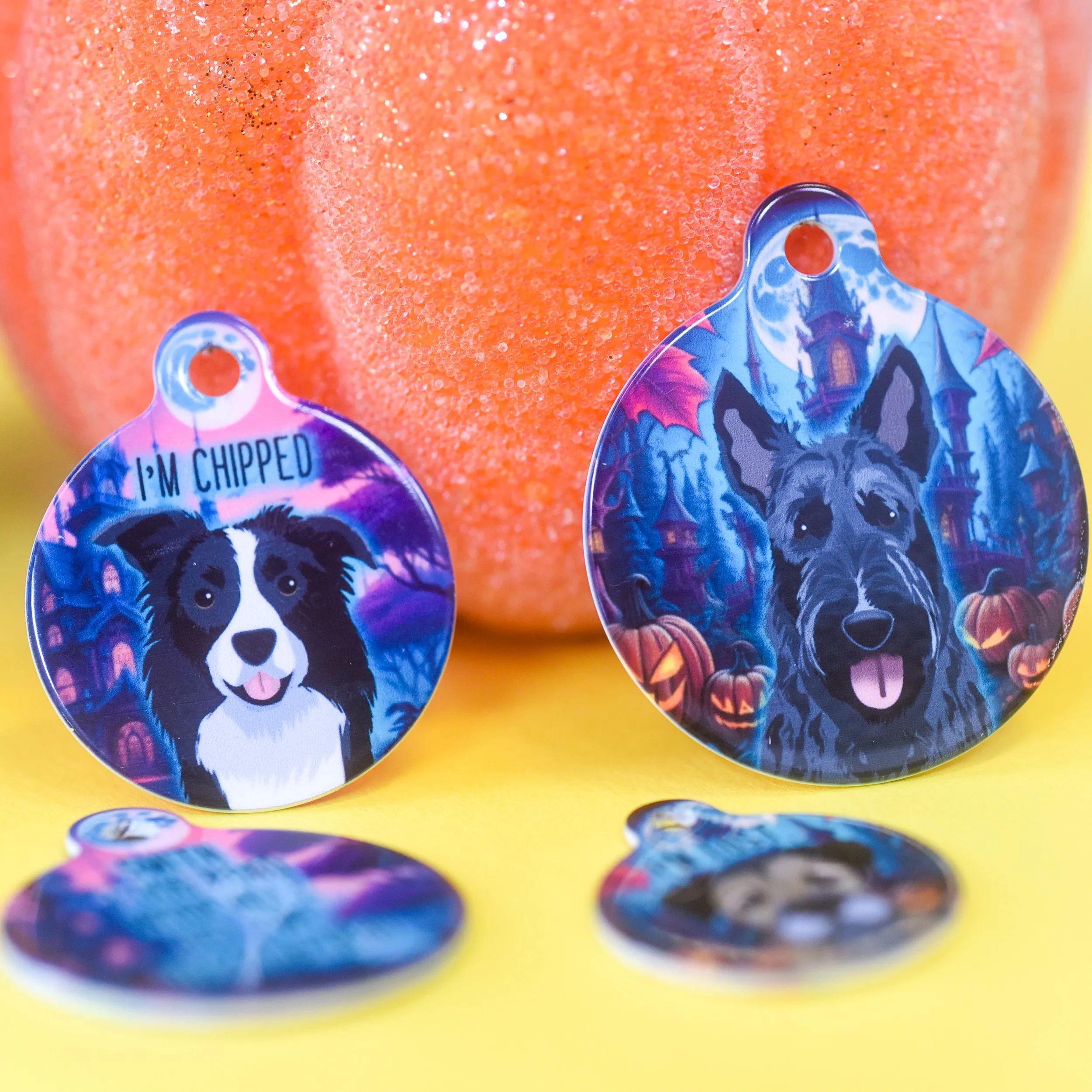 Dog ID Tag Personalised - Haunted Mansion