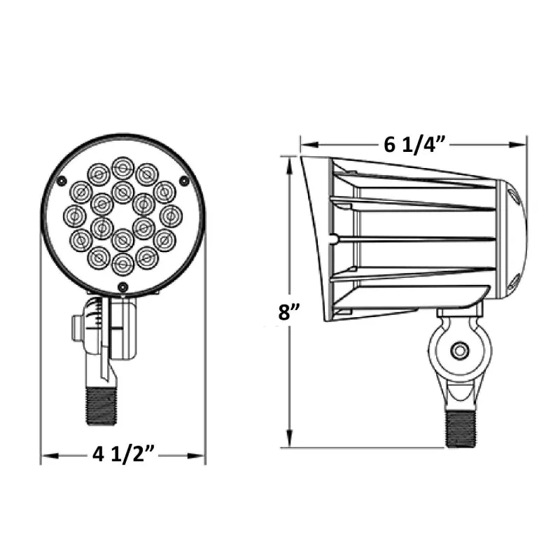 FLV12 32W LED Landscape Flood Light, 3000K