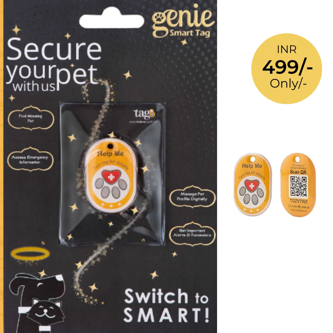 Genie Smart Tag-Lost Pet Tracker