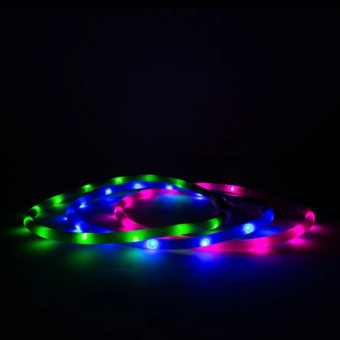 Glow LED Rechargeable Dog Collars