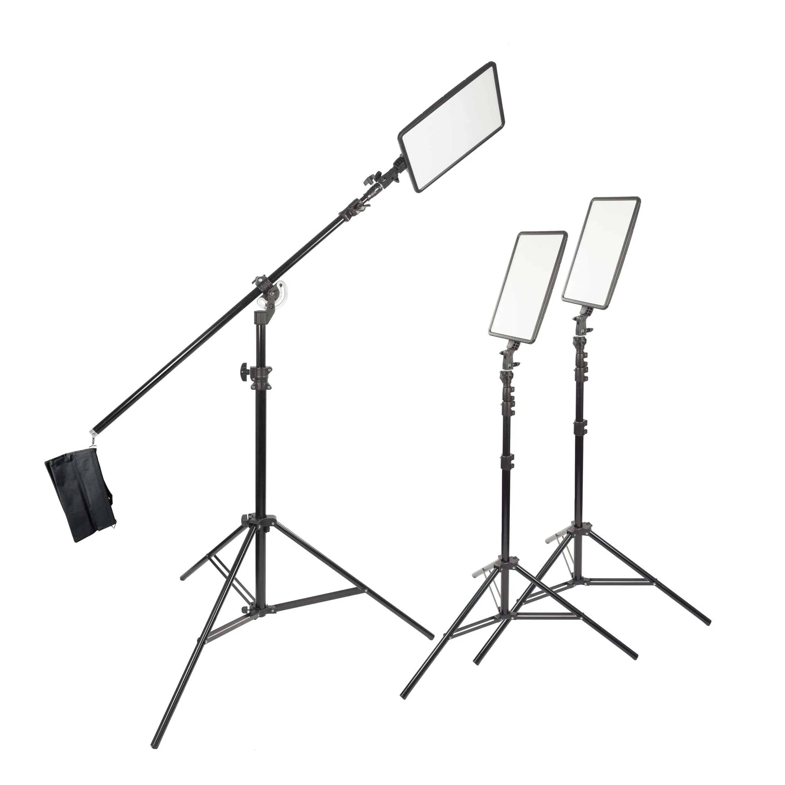 GLOWPAD 350S Slim-Profiled Daylight Balanced LED Panel Triple Kit