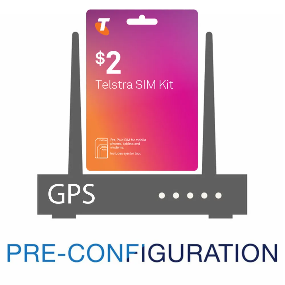 GPS Pre-Configuration Service (Plus 4G SIM Starter Pack - Telstra)