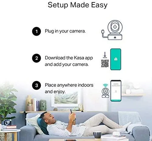 Kasa Smart Indoor Home Camera.