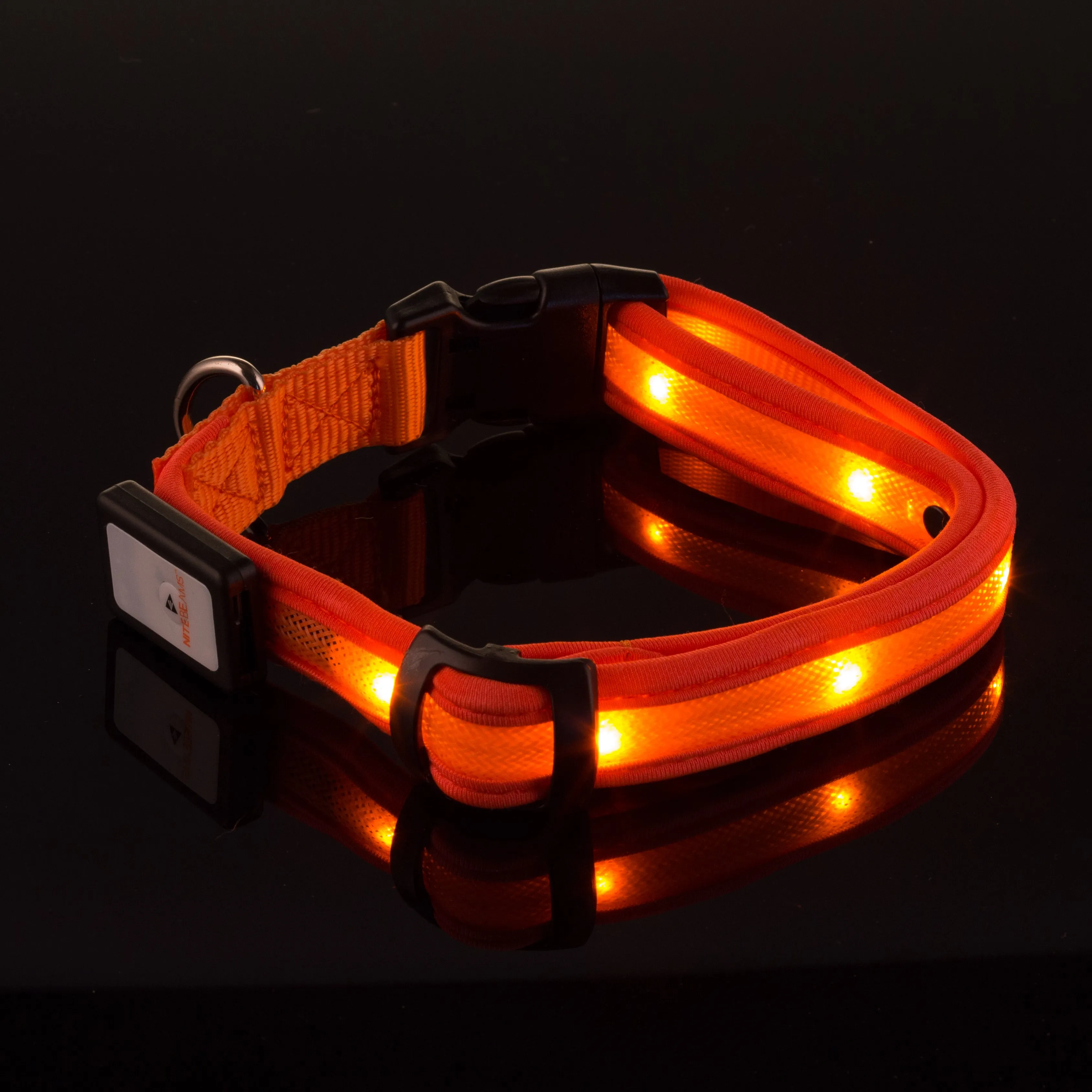 Nite Beams LED USB Rechargeable Dog Collar