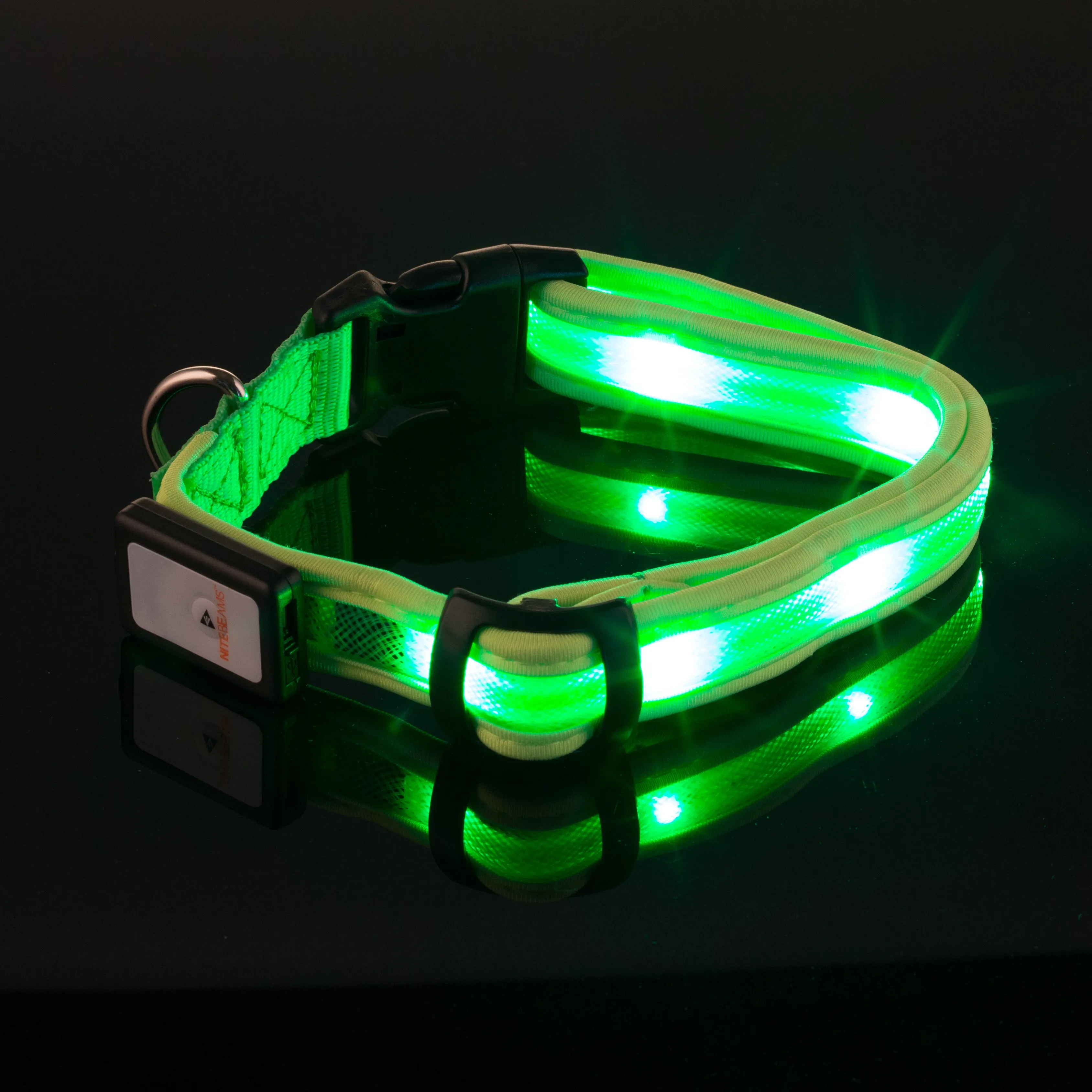 Nite Beams LED USB Rechargeable Dog Collar