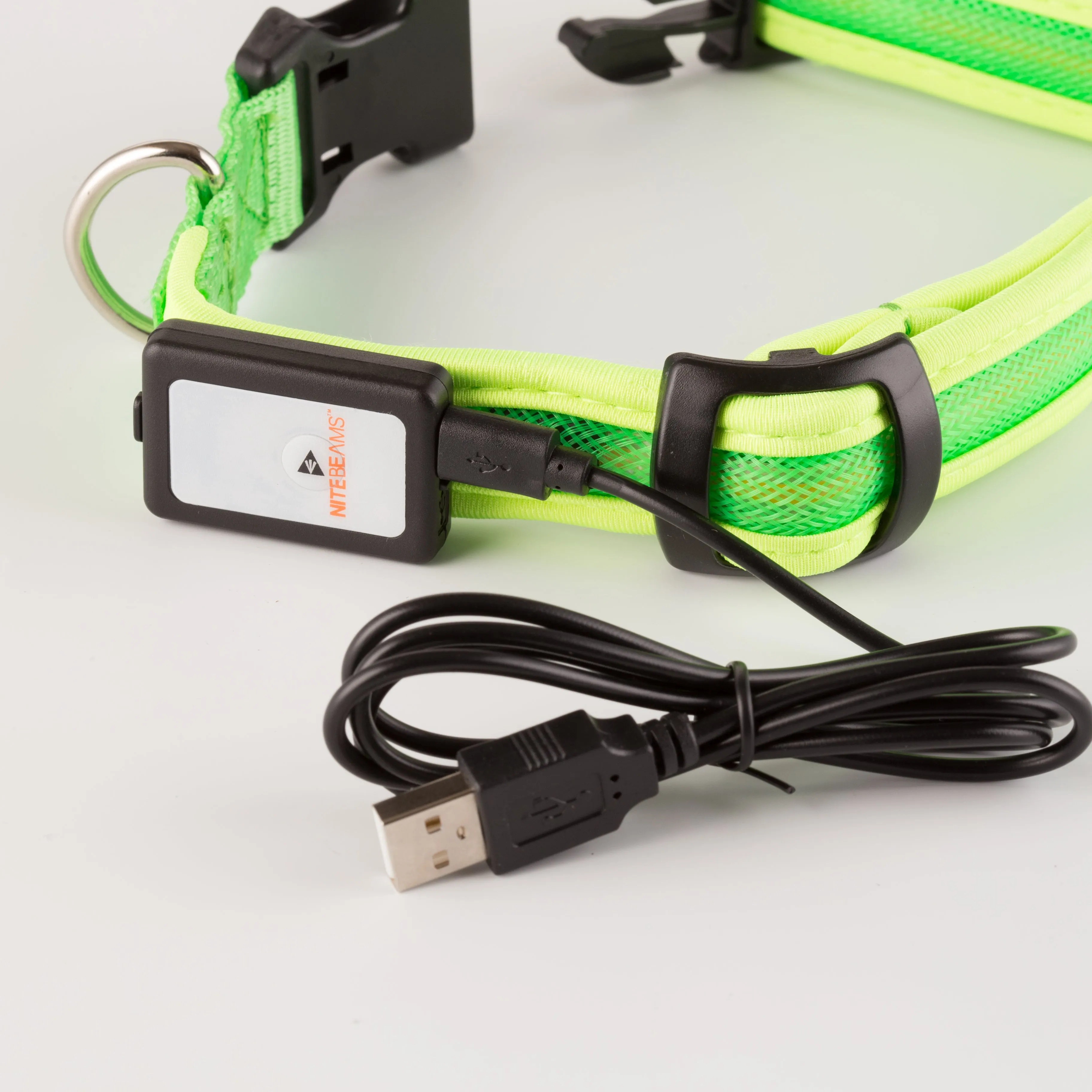 Nite Beams LED USB Rechargeable Dog Collar