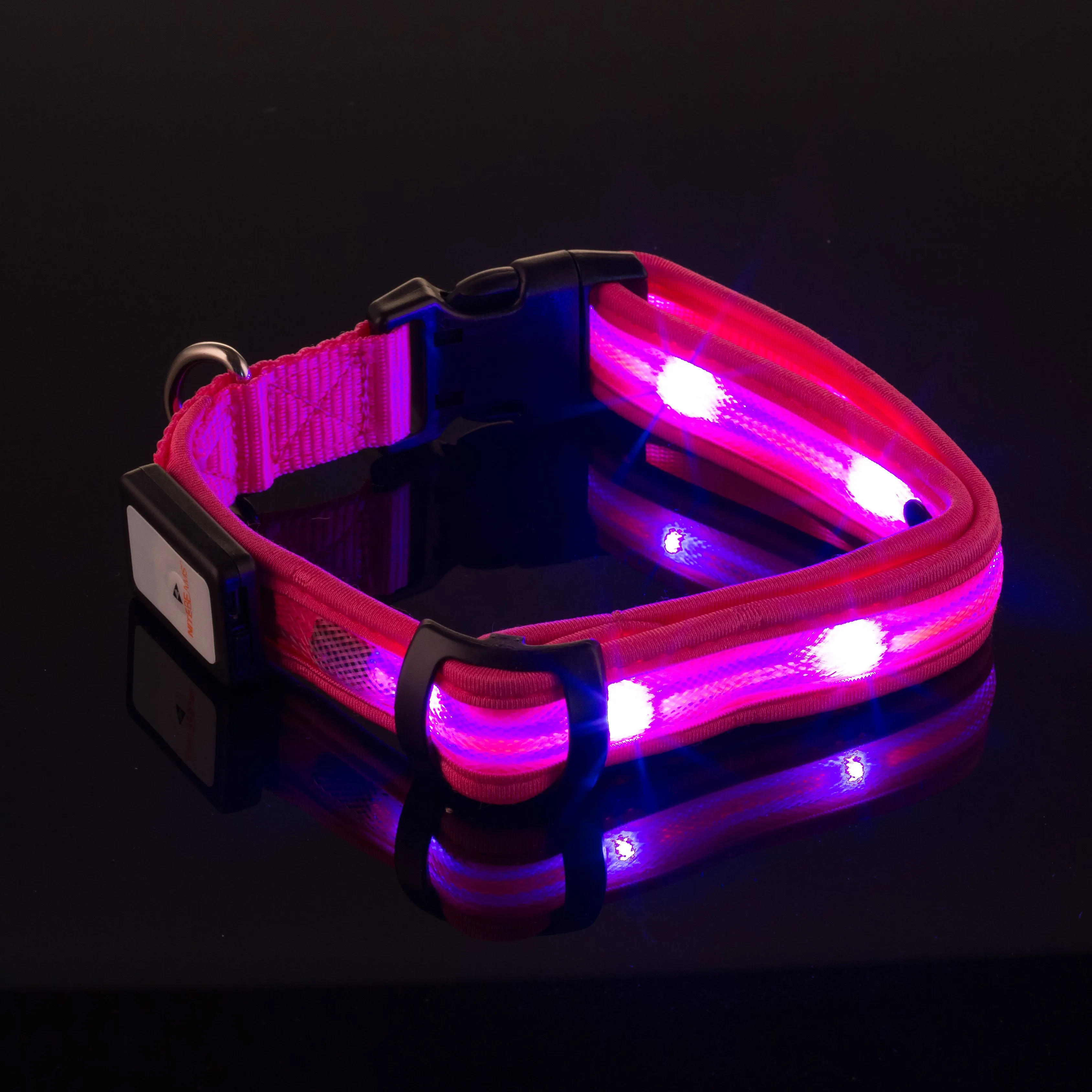 Nite Beams LED USB Rechargeable Dog Collar