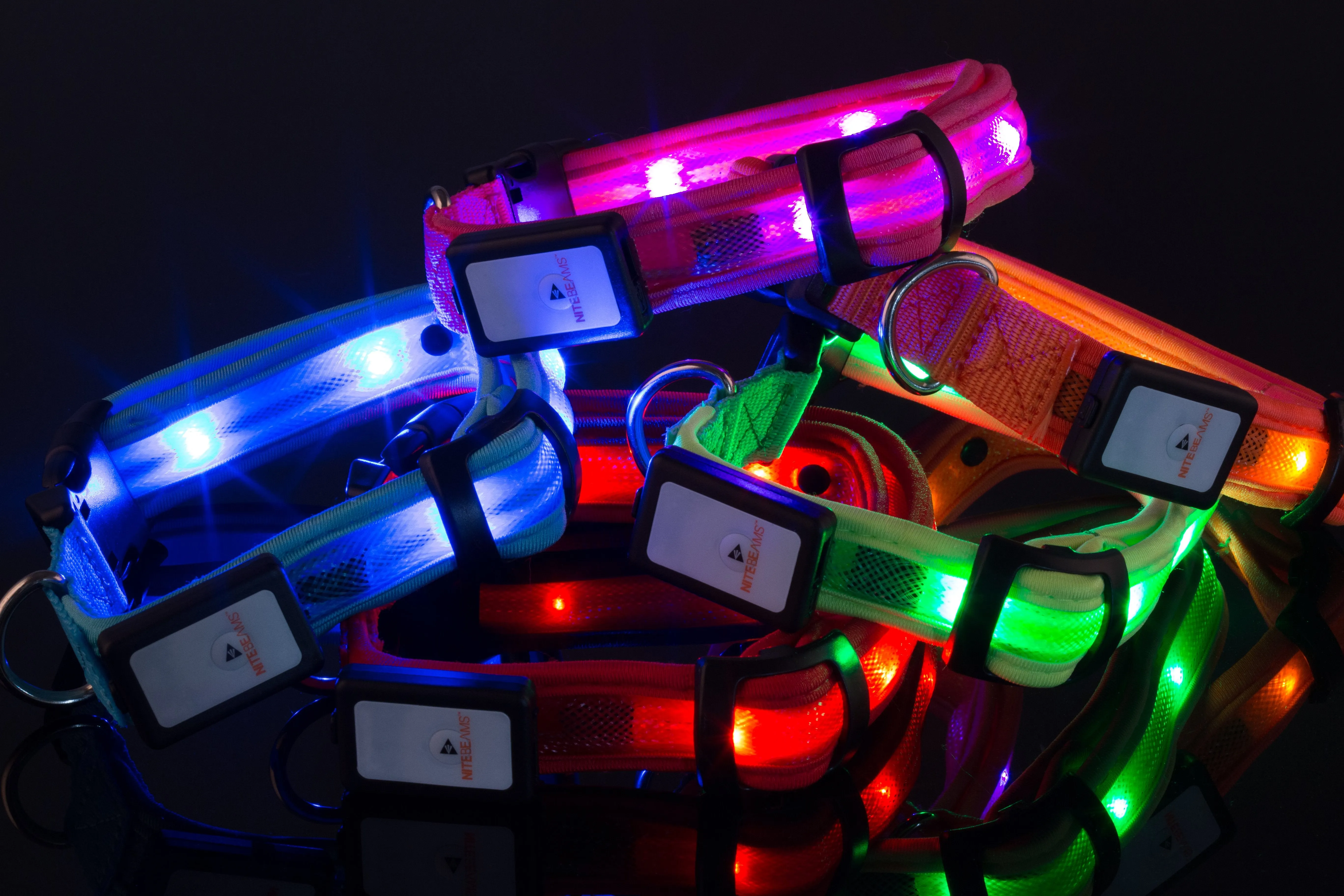 Nite Beams LED USB Rechargeable Dog Collar