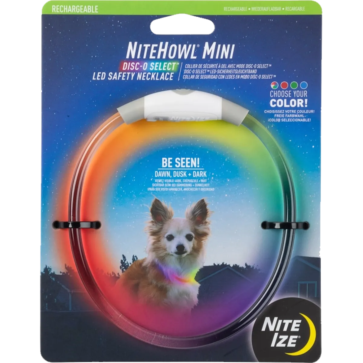 NiteHowl Mini Rechargeable LED Safety Necklace