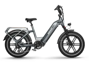 OB eBikes HIMIWAY Big Dog 750 w Ready to Ride Step Thru Ebike 20x4 Electric Cargo eBike