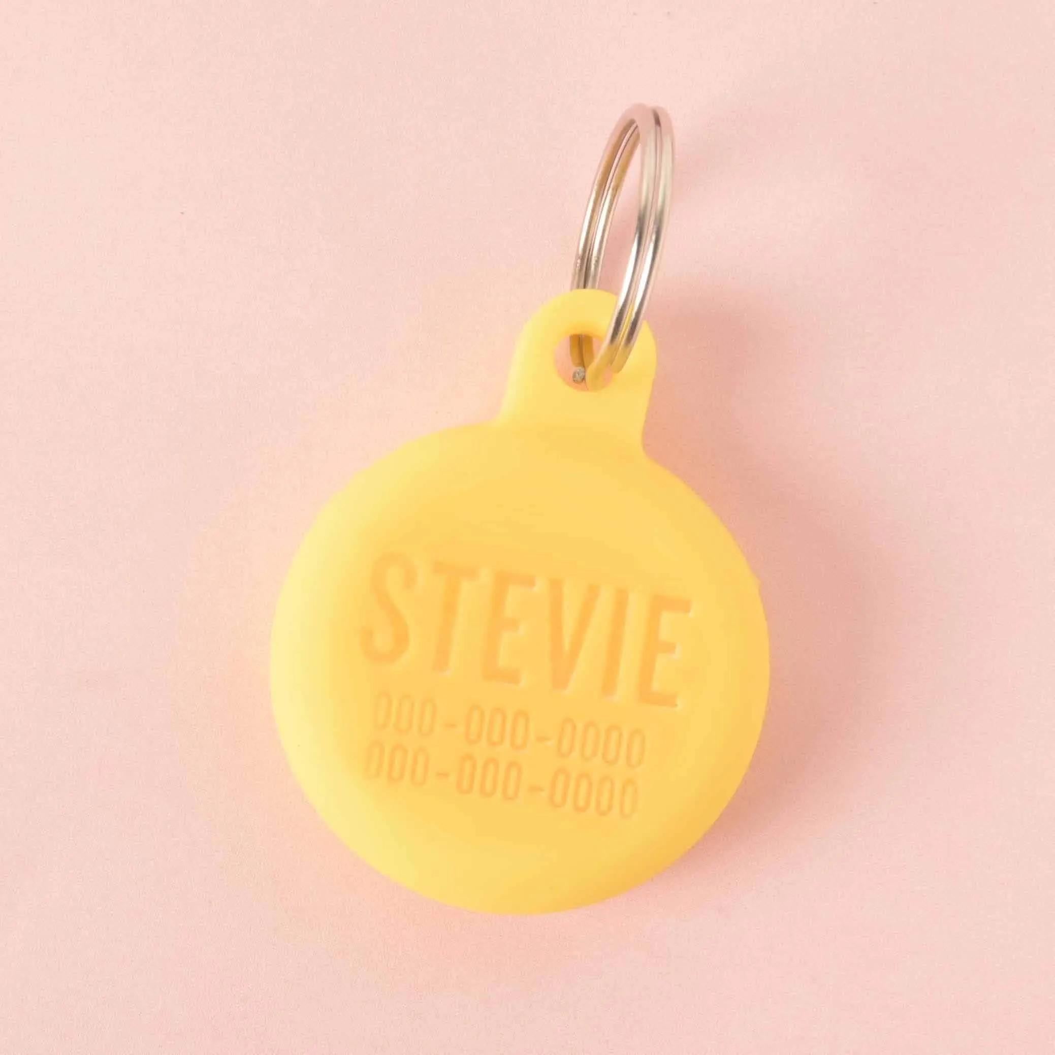 Personalized Silicone Pet Tag, Apple AirTag Holder