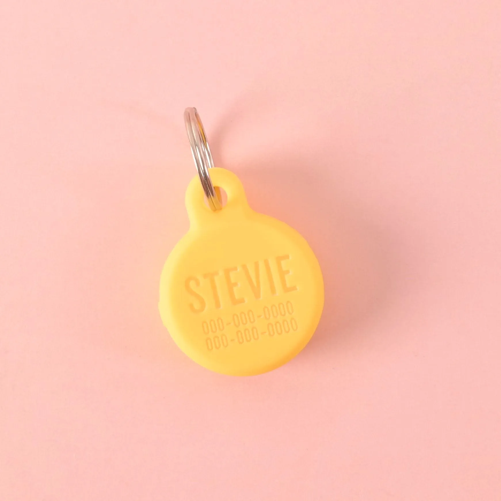 Personalized Silicone Pet Tag, Tile Sticker Holder