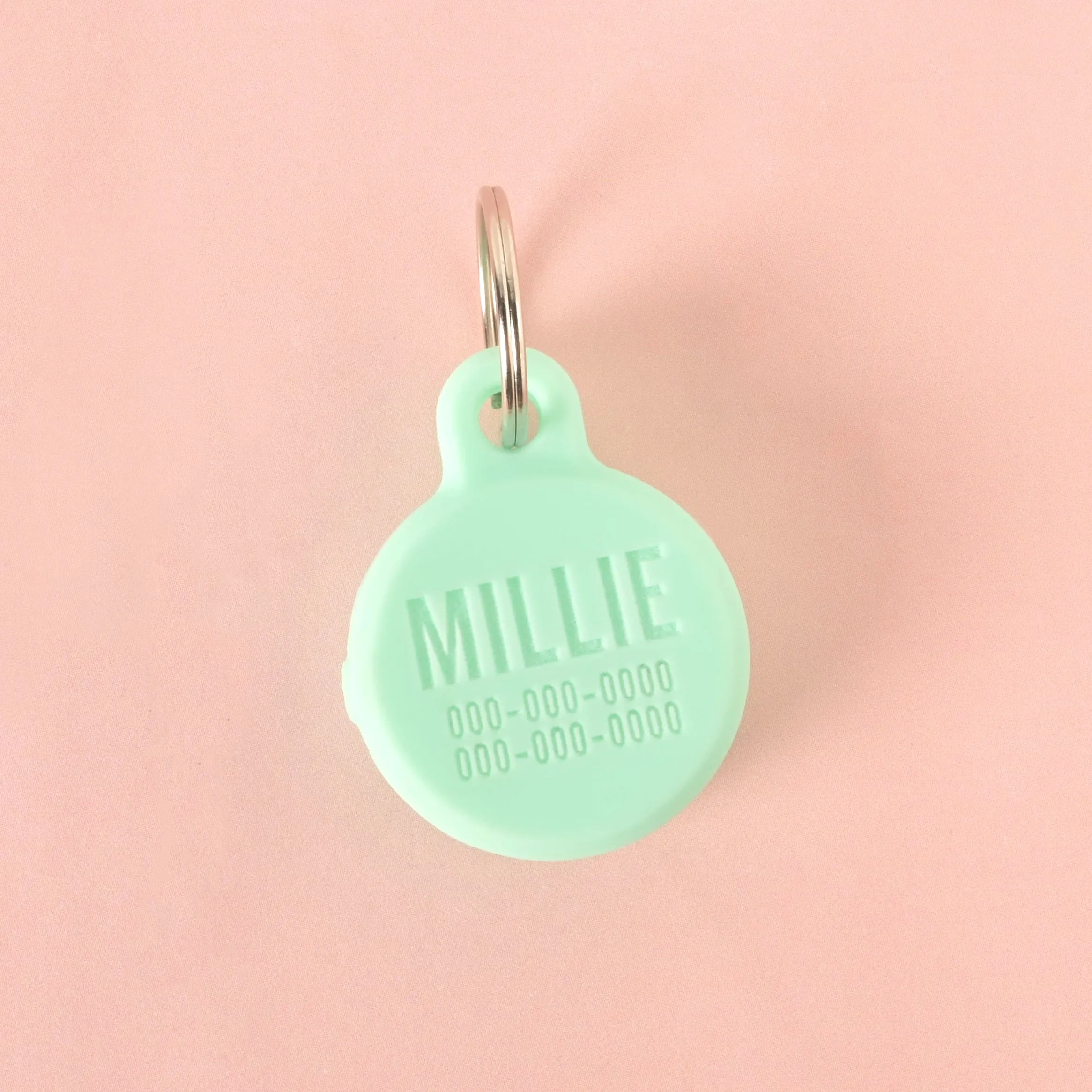 Personalized Silicone Pet Tag, Tile Sticker Holder