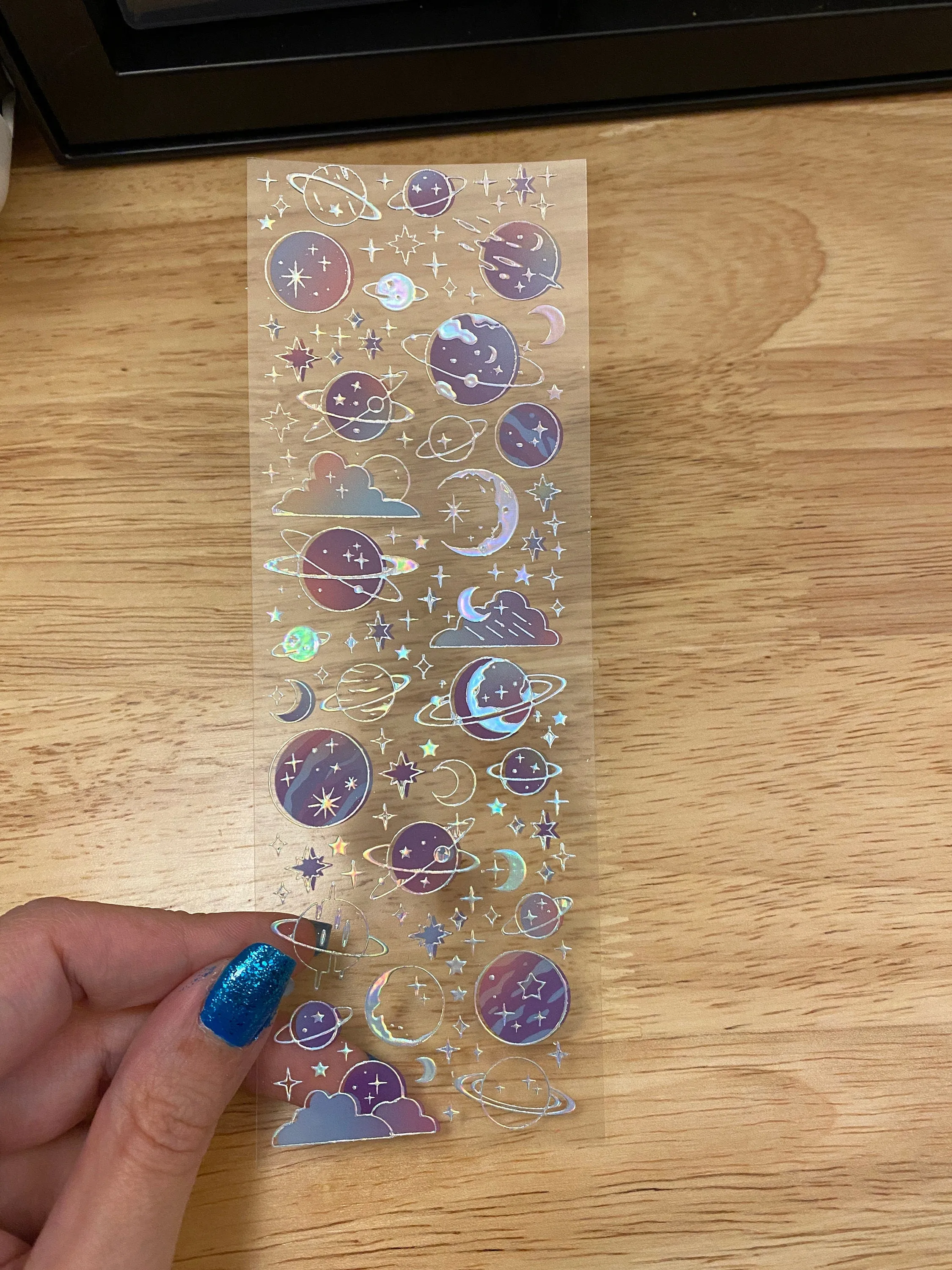 PET Washi Tape Moon