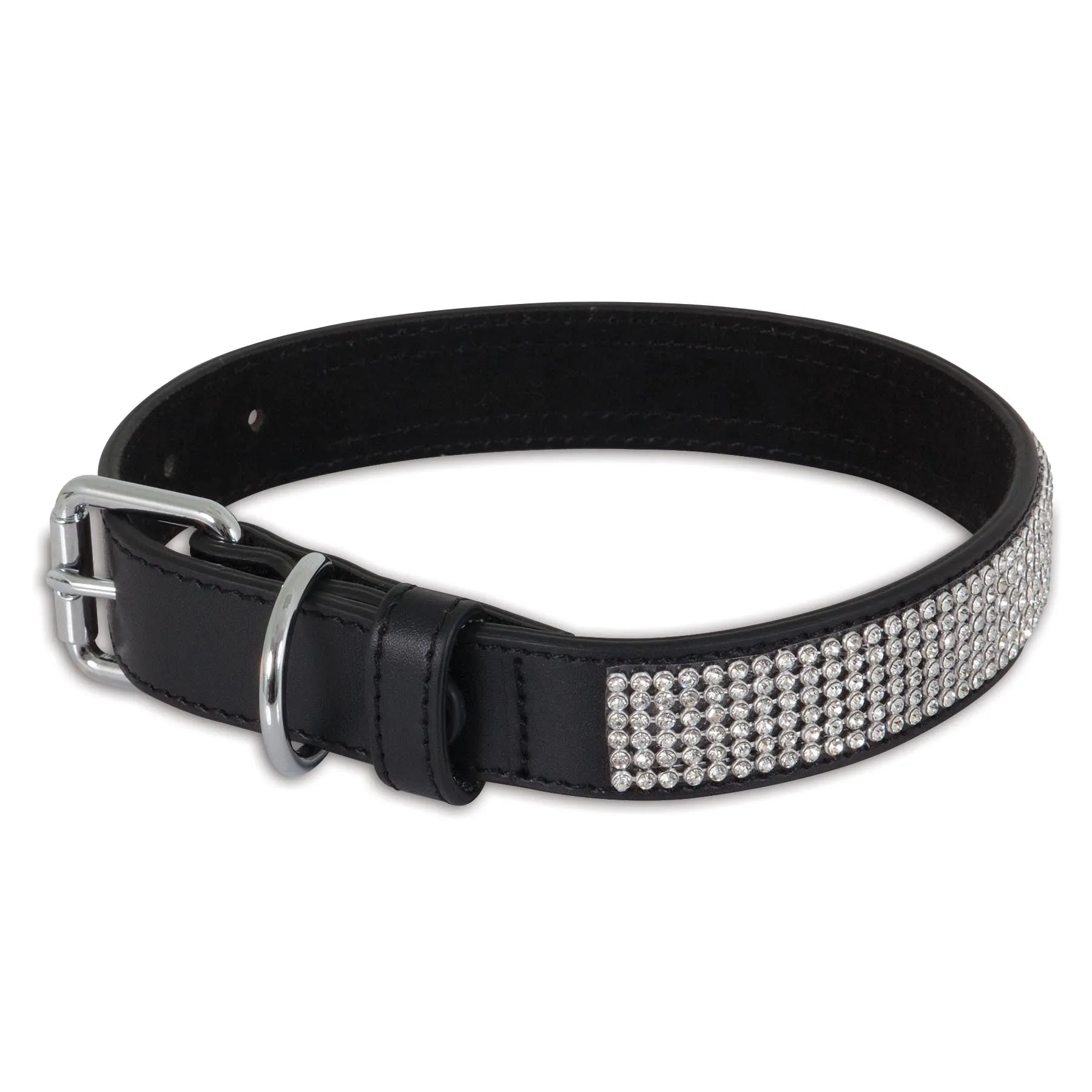 Petmate Bling Leather Custom Fit Collar