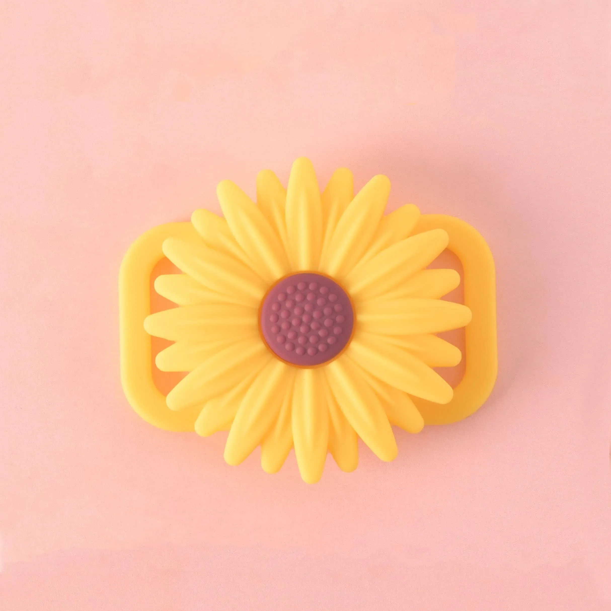 Slide-on Flower AirTag holder