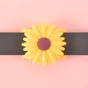 Slide-on Flower AirTag holder