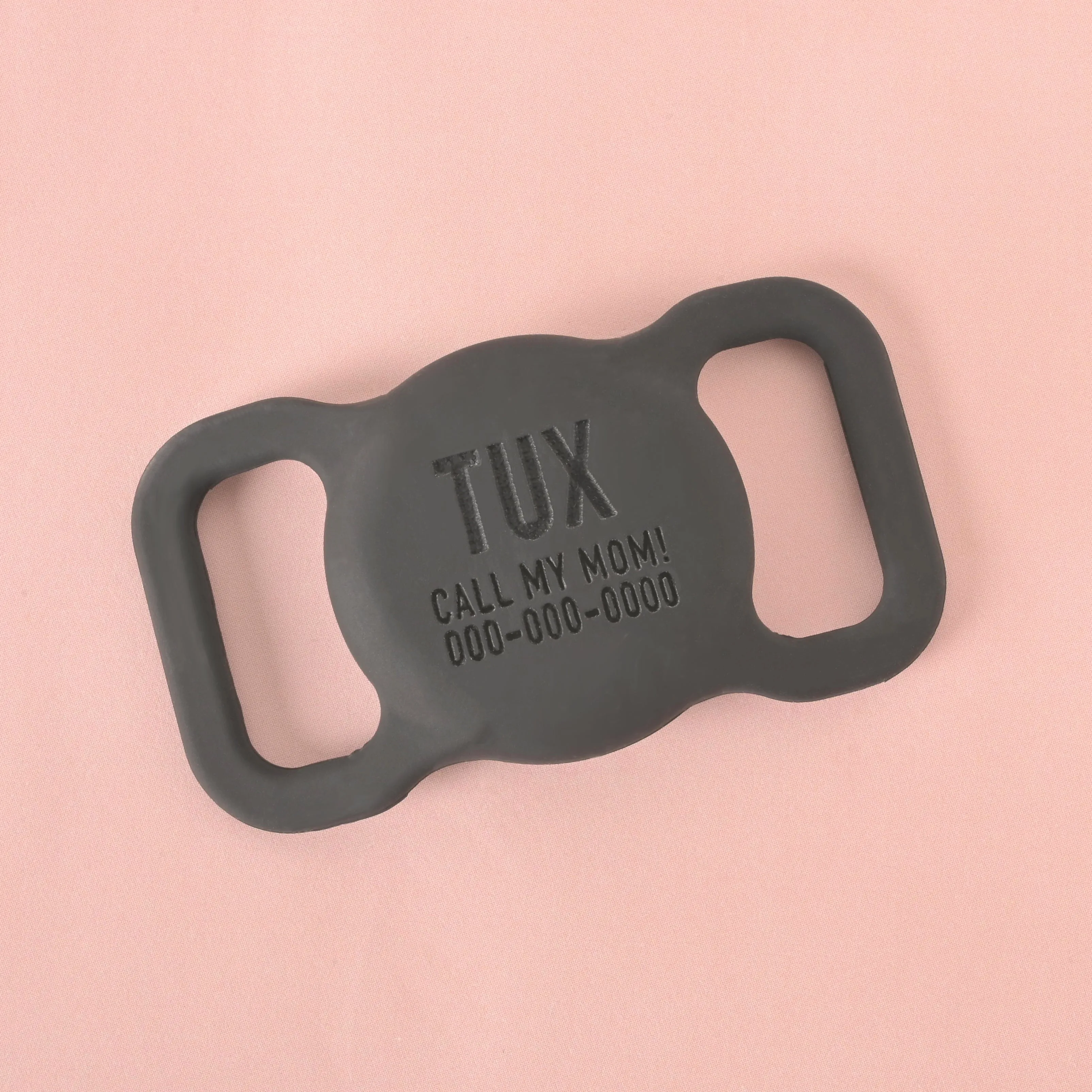 Slide-on Personalized Pet Tag, AirTag holder