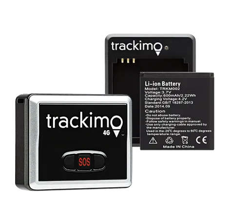 Trackimo 4G GPS Tracker   Battery   1 Year LTE Service