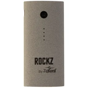 ZipKord Rockz Series 3600mAh Single USB Portable Power Bank - Gray/Black